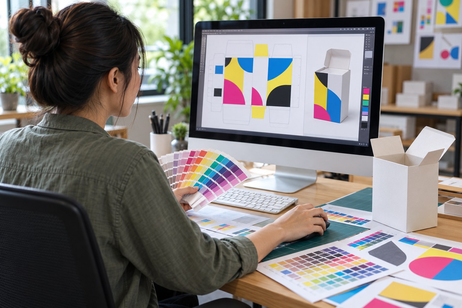 เตรียมไฟล์พิมพ์ให้พร้อม: CMYK ระยะตัดตก ฟอนต์ และ PDF